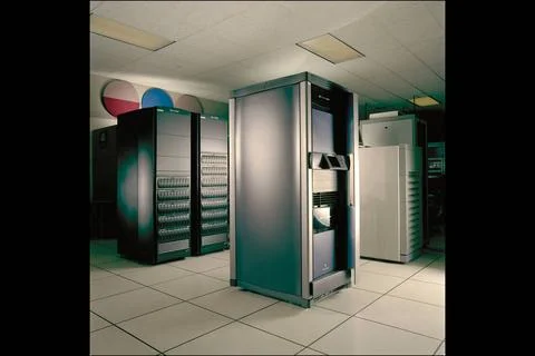 NAS Origin 2000 Computer System - LOU and RAID Array New Mass Storage Syst... Stock Photos