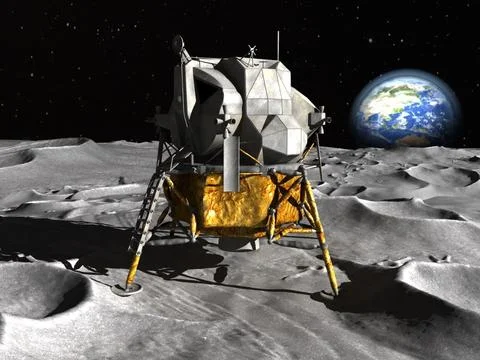 NASA Apollo Lunar Landing Module 3D Model