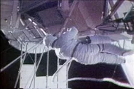 Nasa - Archival Footage Of Astronauts Working In Space On The Space Shuttle Stock Footage