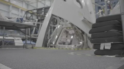 NASA Artemis II Orion Training Mockup Stock Footage 332316736