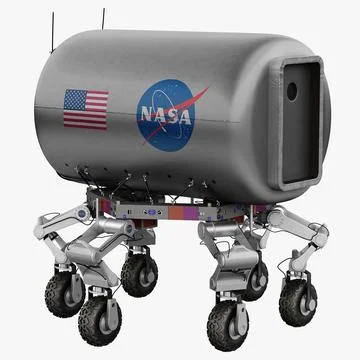 Nasa ATHLETE Robotic Lunar Rover 3D Model