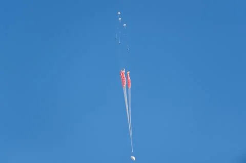 NASA has completes the final test to qualify Orions parachute Stock Photos