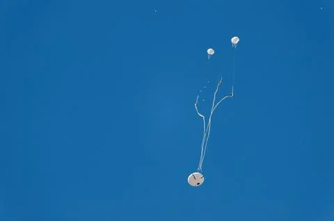 NASA has completes the final test to qualify Orions parachute Foto stock