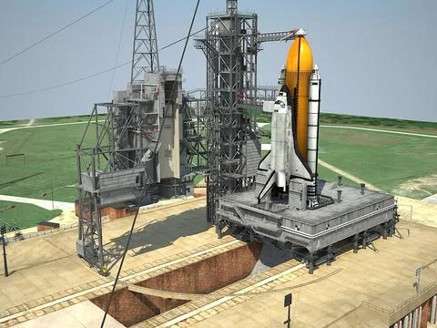 NASA Kennedy Space Center 39B 3D Model