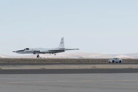 NASA Lockheed ER-2 on display Stock Photos