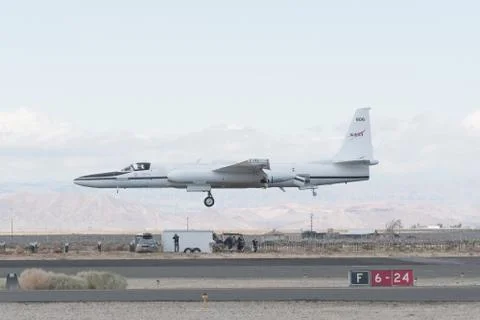 NASA Lockheed ER-2 on display Stock Photos