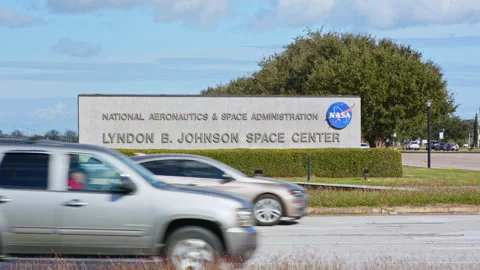 NASA Lyndon B. Johnson Space Center Entr... | Stock Video | Pond5