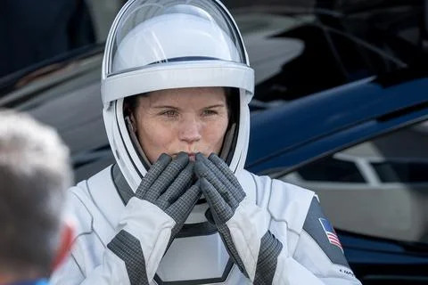 NASA makes second attempt to launch Crew-10 mission, Titusville, USA - 14 Mar 20 Foto stock