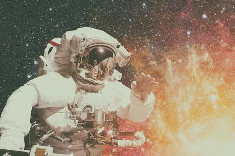 NASA space exploration astronaut. Elements of this image furnished by NASA. Foto stock