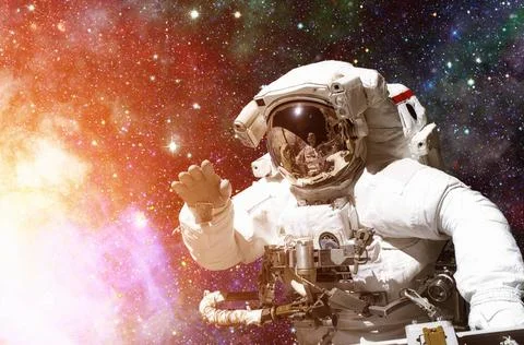NASA space exploration astronaut. Elements of this image furnished by NASA... Stock Photos