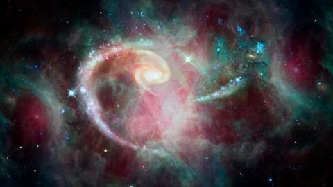 NASA space photo. Elements of this Image Furnished by NASA 스톡 사진
