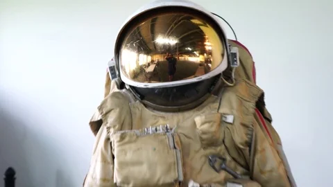 NASA Space Suit Astronaut Stock Footage 79212232
