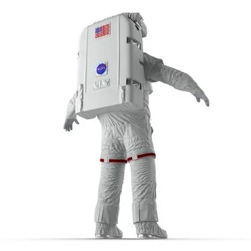 NASA Space Suit Extravehicular Mobility Unit ~ 3D Model #90655262