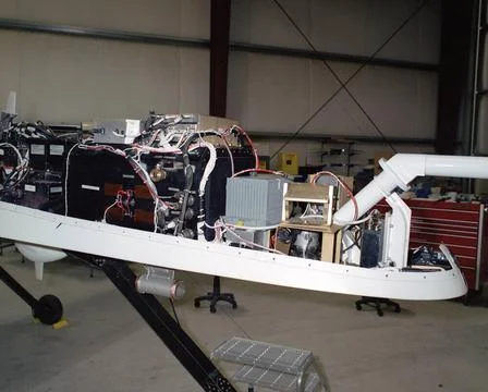 A NASA team studying the causes of electrical storms and their effects on ... 스톡 사진