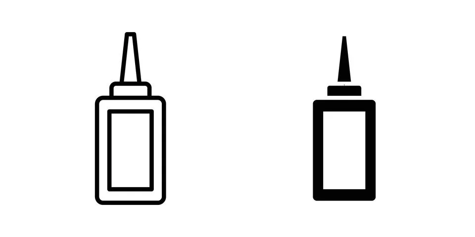 Nasal spray bottle icon vector design illustrations Stock Illustration