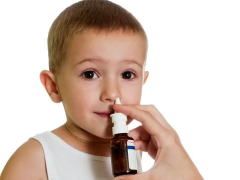 Nasal spray Stock Photos