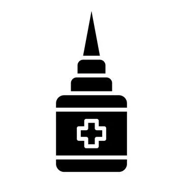 Nasal Spray Vector Icon Design Illustration Stock Illustration
