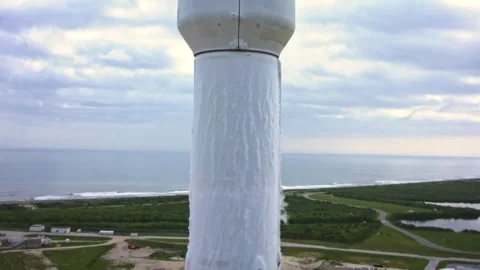 NASA's Psyche spacecraft launching on SpaceX Falcon heavy rocket Stock Footage 295929022