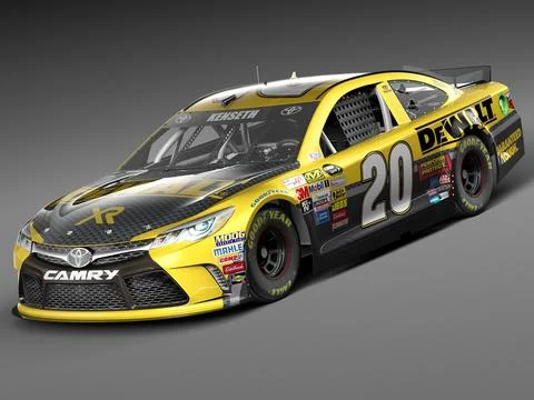 Nascar Toyota Camry Dewalt Matt Kenseth 15 3d Model