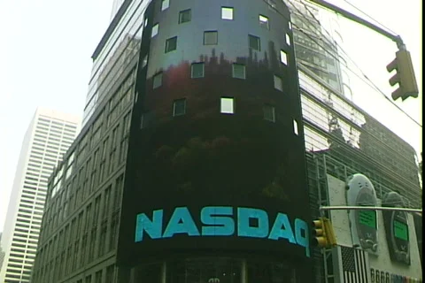 NASDAQ Sign Stock Footage 819137