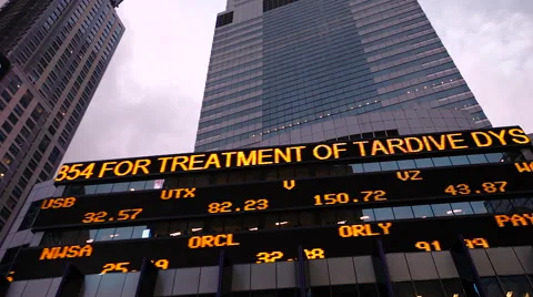 NASDC Sign Time Lapse Stock Footage 56874856