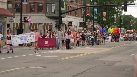 Nashua Pride Parade Video stock 244552019