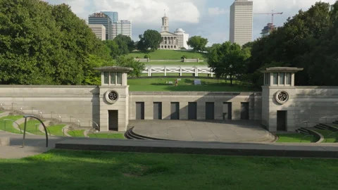 Nashville Bicentennial Capitol Mall Ampitheater 4 Video stock 276921063