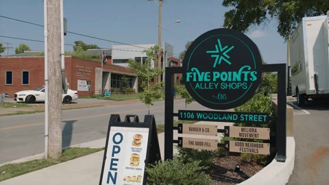 Nashville Five Points 8 Stock Footage 276877155
