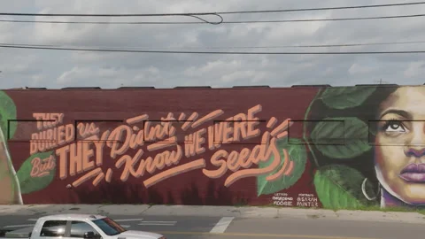 Nashville Murals 2 스톡 동영상 276876586