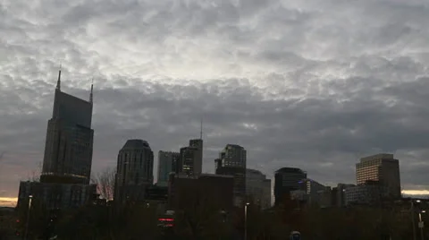 Nashville At Night Video stock 22705852