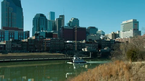 Nashville Riverboat 스톡 동영상 84429614
