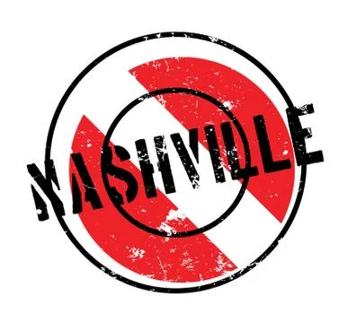 Nashville rubber stamp Stock Illustration
