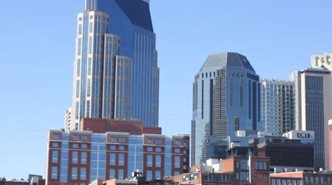 Nashville Skyline Stock Footage 30211707