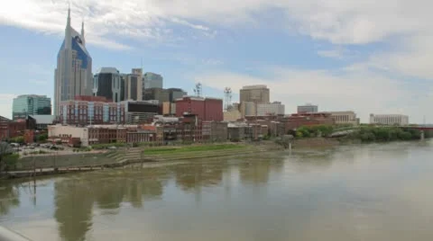 Nashville Skyline Timelapse 動画素材 8996927