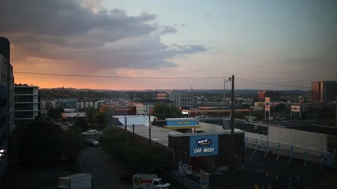 Nashville Sunset Timelapse Video stock 122589028