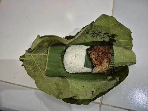 Nasi Berkat Stockfoto's