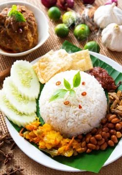 Nasi lemak Stock Photos