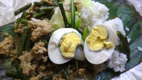 Nasi Pecel Stock Photos