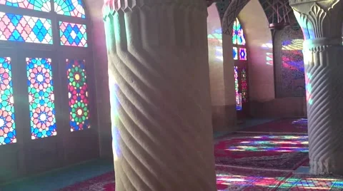 The Nasir al-Mulk Mosque Stock Footage 46777668
