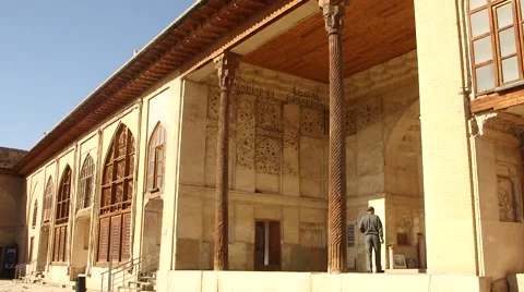 Nasir al-Mulk Mosque, Masjed-e Naseer ol Molk in Shiraz, Iran. 動画素材 46790418