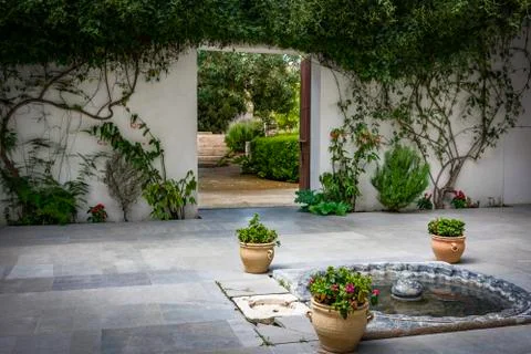 Nasrid garden Stock Photos