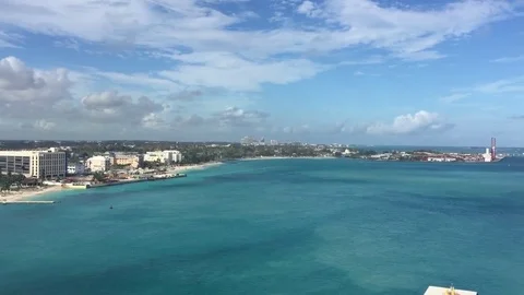 Nassau coastline Stock Footage