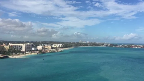 Nassau coastline Stock Footage 71130769