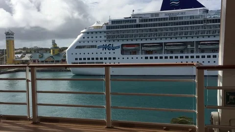 At Nassau Port Stock Footage 71129678