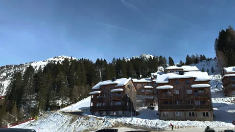 Nassfeld Austria Skiing Stock Footage 232224872