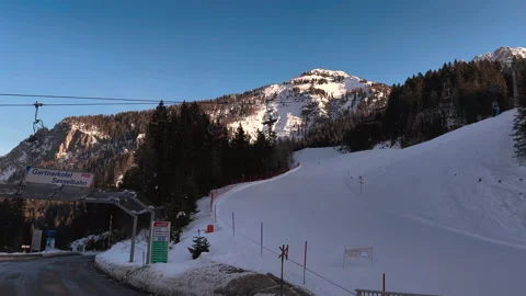 Nassfeld Austria Skiing Stock Footage 232234920