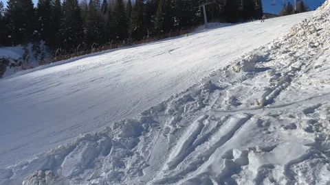 Nassfeld Austria Skiing Stock Footage 232252125