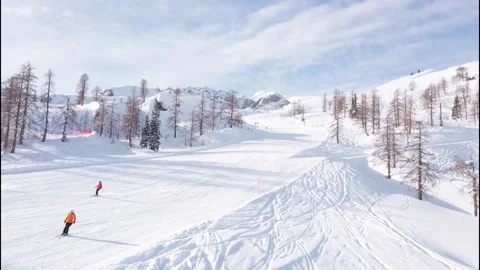 Nassfeld Skigebiet Stock Footage