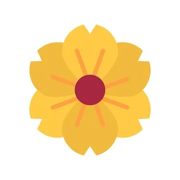 Nasturtium Icon Image. Stock Illustration