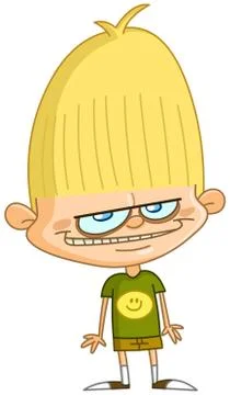 Nasty kid Stock Illustration